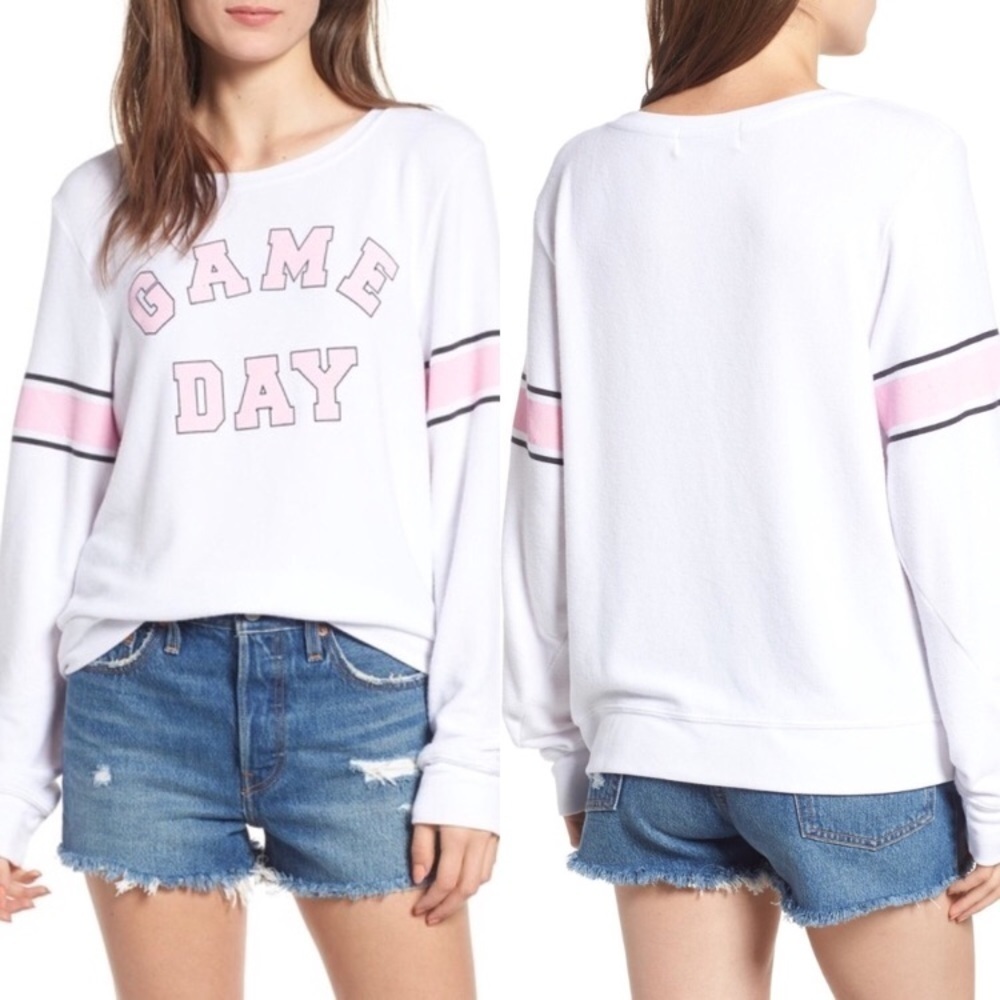 [Wildfox] Game Day Baggy Beach Jumper Sweatshirt